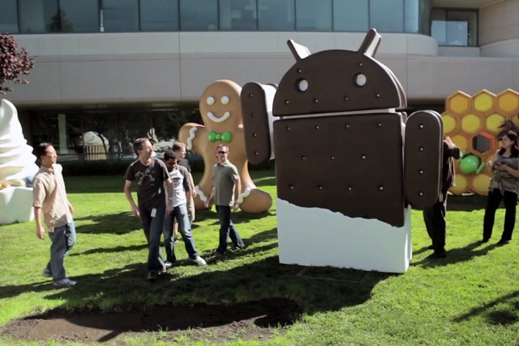 Android 4.0 Ice Cream Sandwich on Droid 3